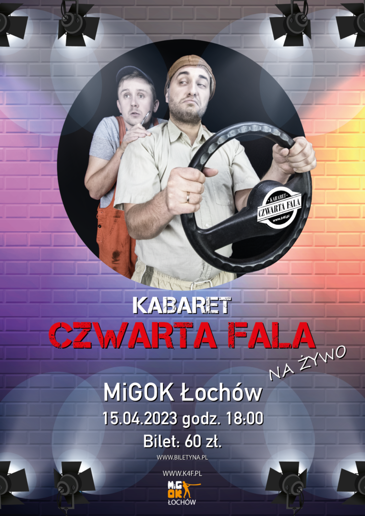 Kabaret Czwarta Fala 2023_PLAKAT